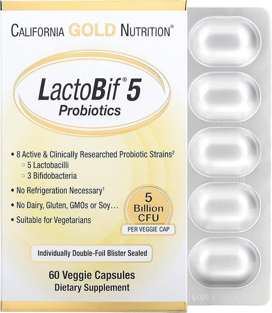 Enhance Your Gut Health with California Gold Nutrition LactoBif Probiotics – 30 Billion CFU