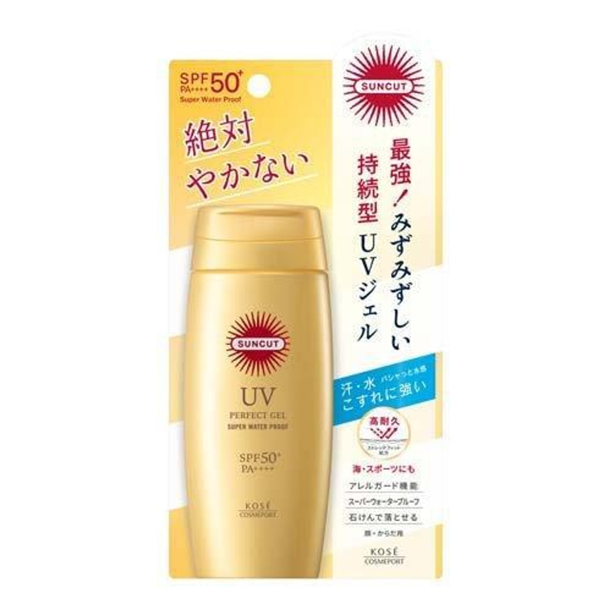 Kose Suncut UV Perfect Gel Super Water Proof SPF 50+ PA++++ 100g