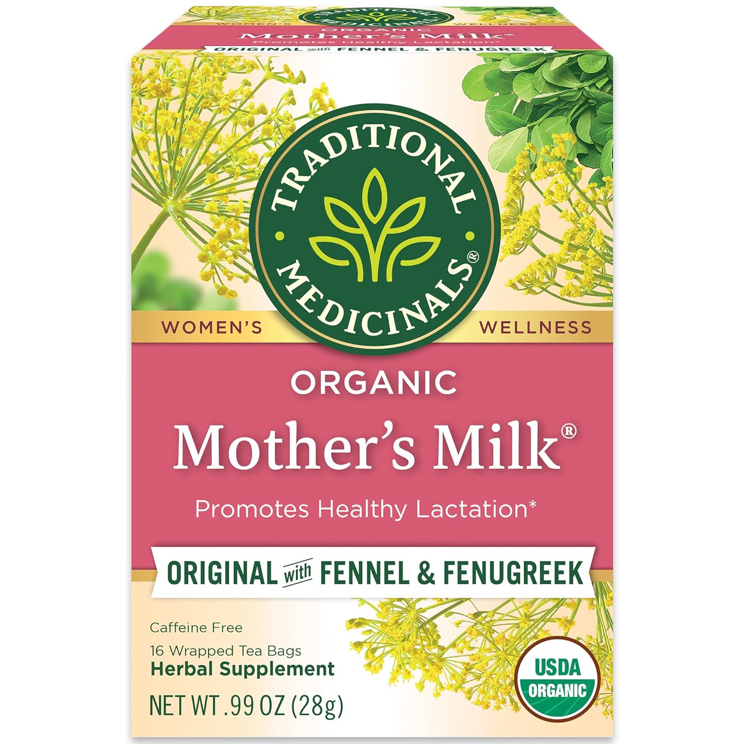 Traditional Medicinals, Organic Mother's Milk, Original with Fennel & Fenugreek