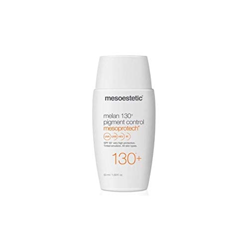 Mesoestetic Mesoprotech Melan Cream SPF 130+ Pigment Control-Protects Skin against UVB, UVA, HEV, IR-Facial Sunblock