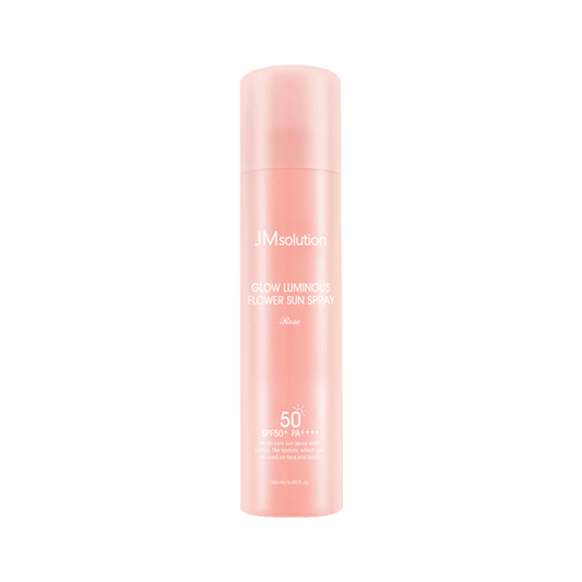 JMsolution Glow Luminous Flower Sun Spray واقي من الشمس SPF50+ PA++++ 180 مل K Beauty 