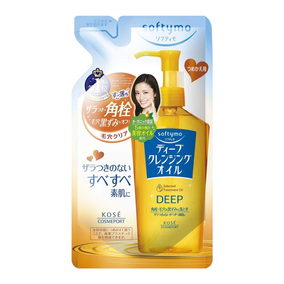 KOSE Kose Softymo Deep Cleansing Oil Refill 200ml J beauty