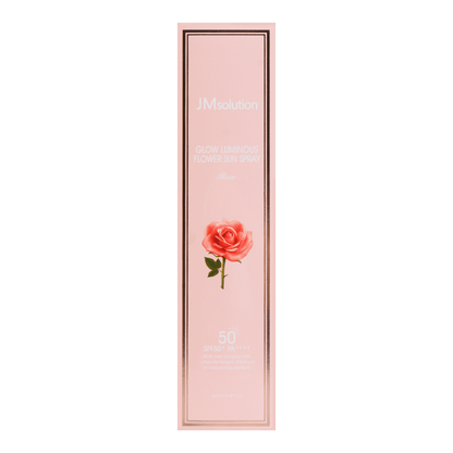 JMsolution Glow Luminous Flower Sun Spray واقي من الشمس SPF50+ PA++++ 180 مل K Beauty 