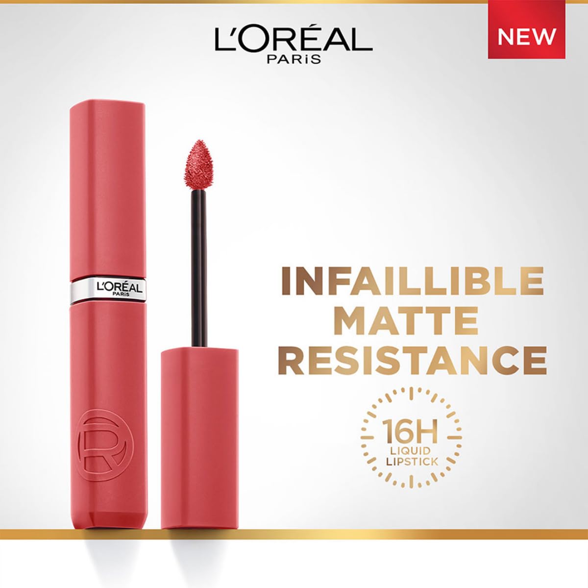 L’Oréal Paris Infallible Matte Resistance Liquid Lipstick, up to 16 Hour Wear, Shopping Spree 230, 0.16 Fl Oz