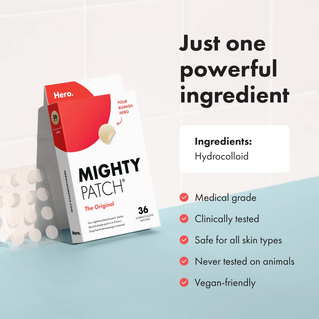 Hero Cosmetics, Mighty Patch® The Original, 36 Patches