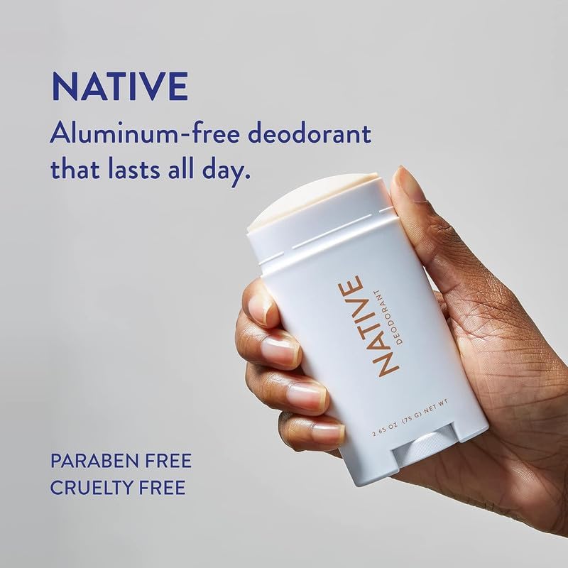 Native Deodorant - Natural Deodorant for Women and Men - Vegan, Gluten Free, Cruelty Free - Aluminum Free, Free of Parabens & Sulfates - Coconut & Vanilla