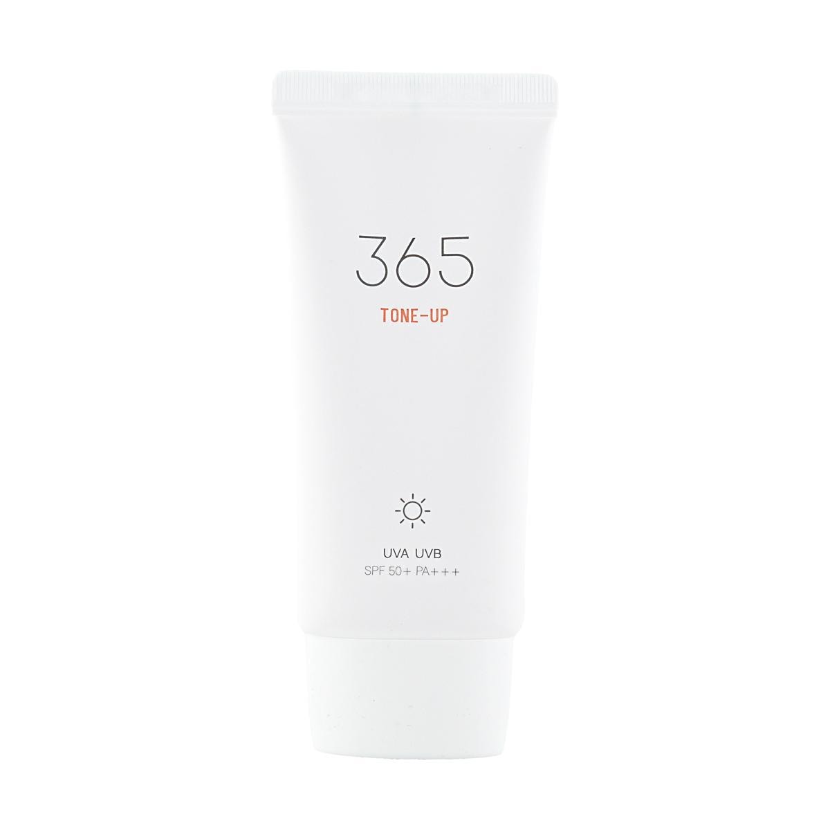 واقي الشمس ROUND LAB 365 Toneup، عامل حماية من الشمس SPF50+ PA++++، 1.69 أونصة سائلة K Beauty 