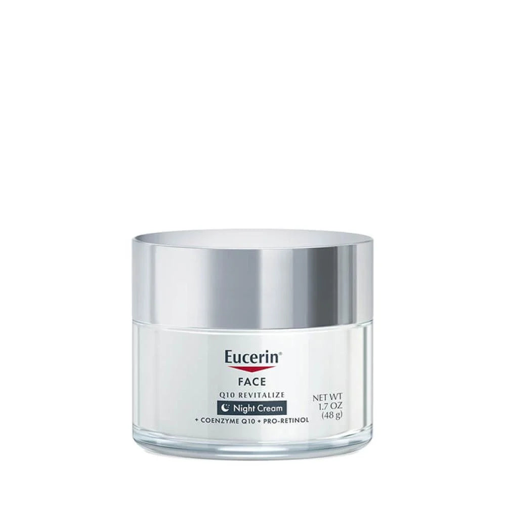 Eucerin, Face, Q10 Revitalize, Night Cream, Fragrance Free, 1.7 fl oz (48 g)