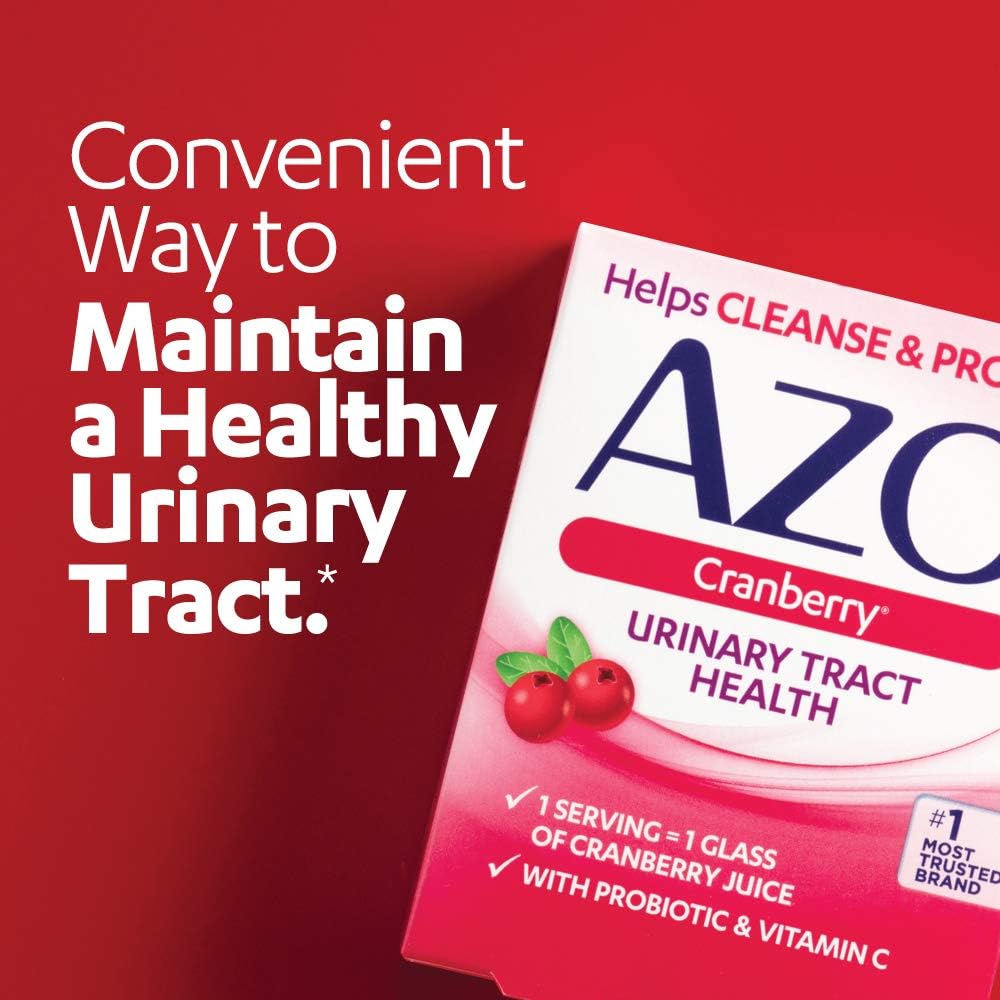 Azo Cranberry Urinary Tract Health Supplement (100 Softgels)