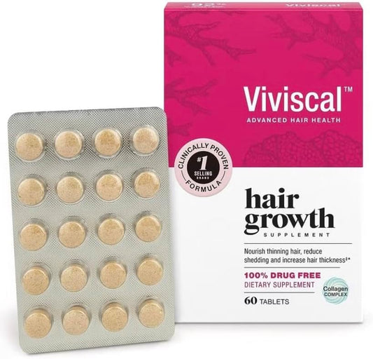 Viviscal Hair growth supplement for women, 60 Count