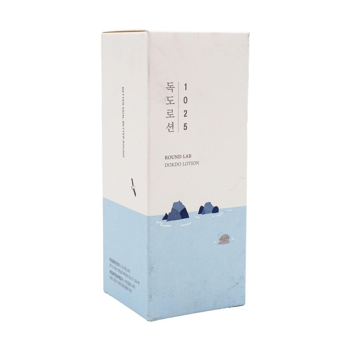 ROUND LAB 1025 DOKDO Lotion Fresh and Moist Clean Beauty للبشرة الحساسة 200 مل K Beauty 