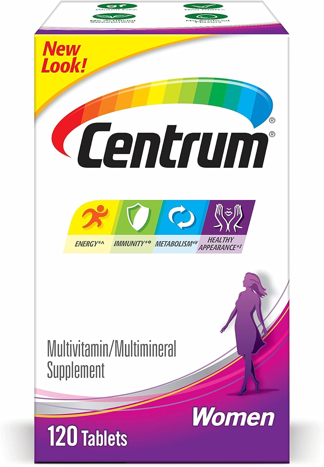 Centrum - Women Multivitamin, Multimineral Supplement - 100 Tablets