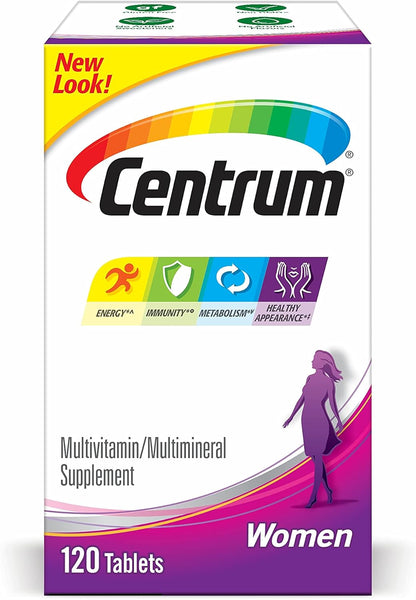 Centrum - Women Multivitamin, Multimineral Supplement - 100 Tablets