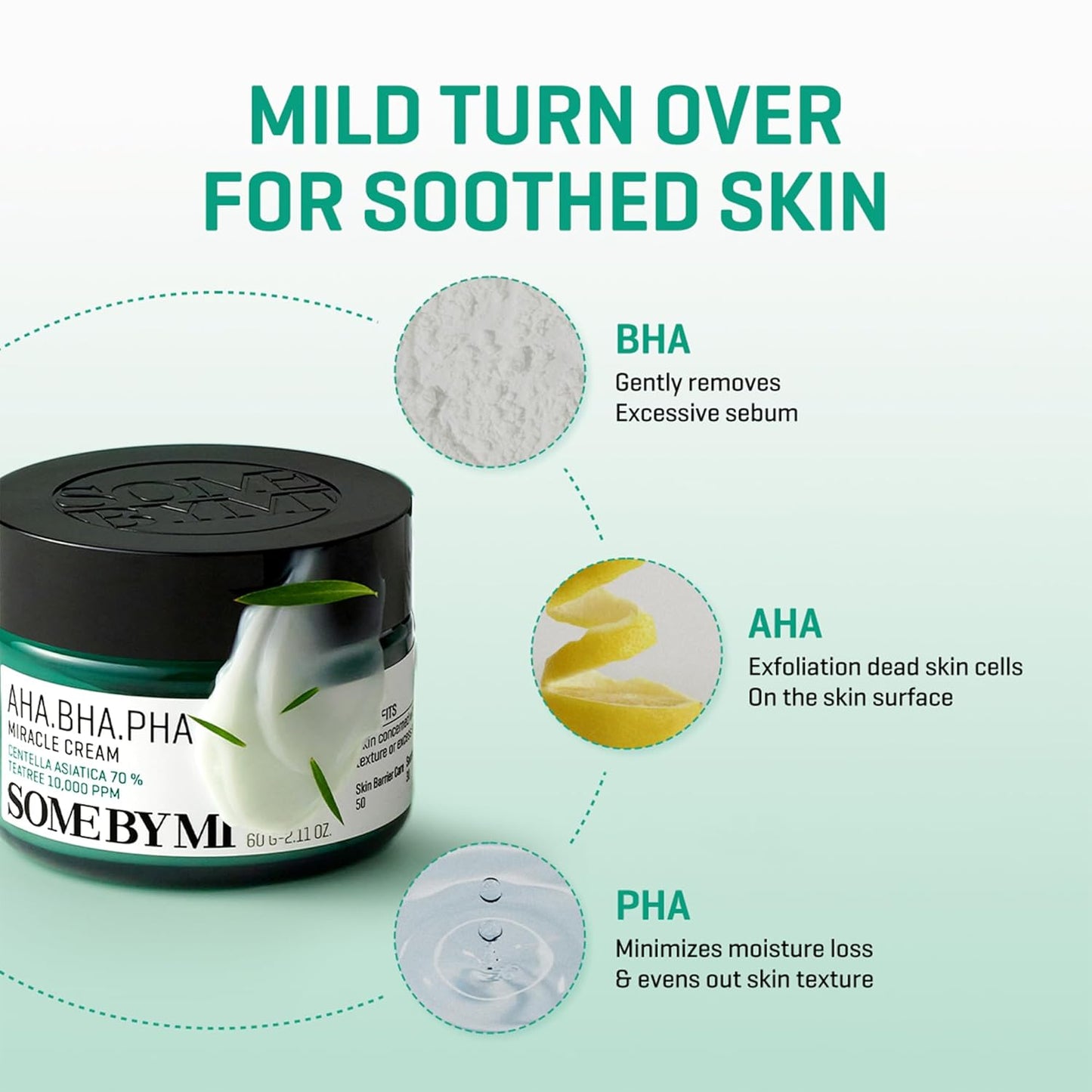 SOME BY MI, AHA. BHA. PHA 30 Days Miracle Cream, 2.11 oz (60 g)