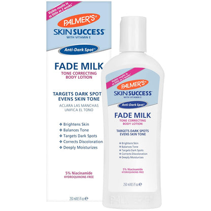 Palmer's, Skin Success® with Vitamin E, Fade Milk, Tone Correcting Body Lotion, 8.5 fl oz (250 ml)