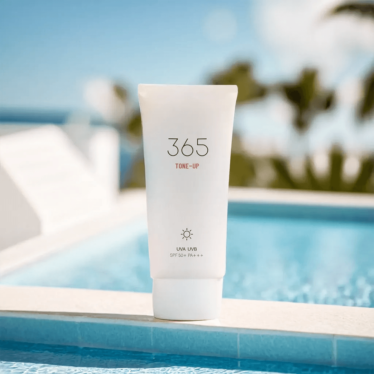 واقي الشمس ROUND LAB 365 Toneup، عامل حماية من الشمس SPF50+ PA++++، 1.69 أونصة سائلة K Beauty 