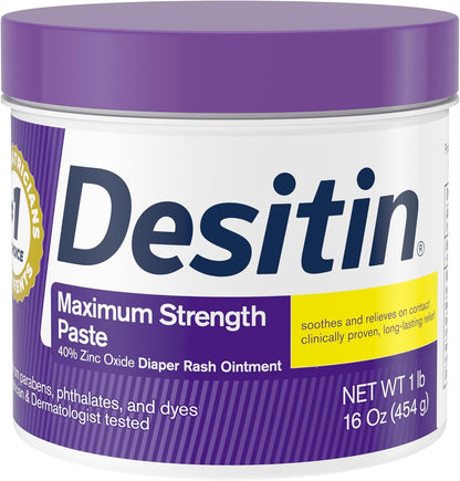 Desitin Baby's Diaper Rash Cream with 40% Zinc Oxide (16oz)