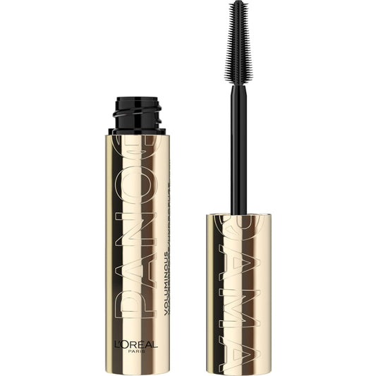 L’Oréal Paris Voluminous Panorama Mascara, Volumizing and Lengthening Mascara, Waterproof Longwear and Smudge Resistant Make Up, Black, 0.33 Fl Oz