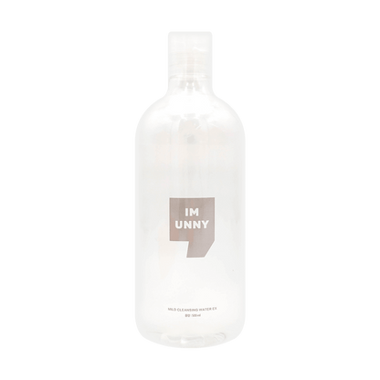 I'M UNNY Mild Cleansing Water EX مزيل المكياج بخطوة واحدة ومرطب 500 مل K Beauty 