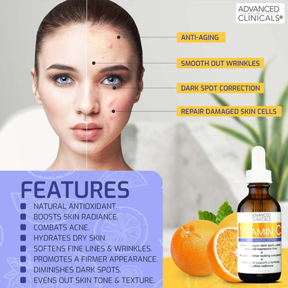 Best Anti-aging facial serum with Vitamin C for a brighter, youthful complexion