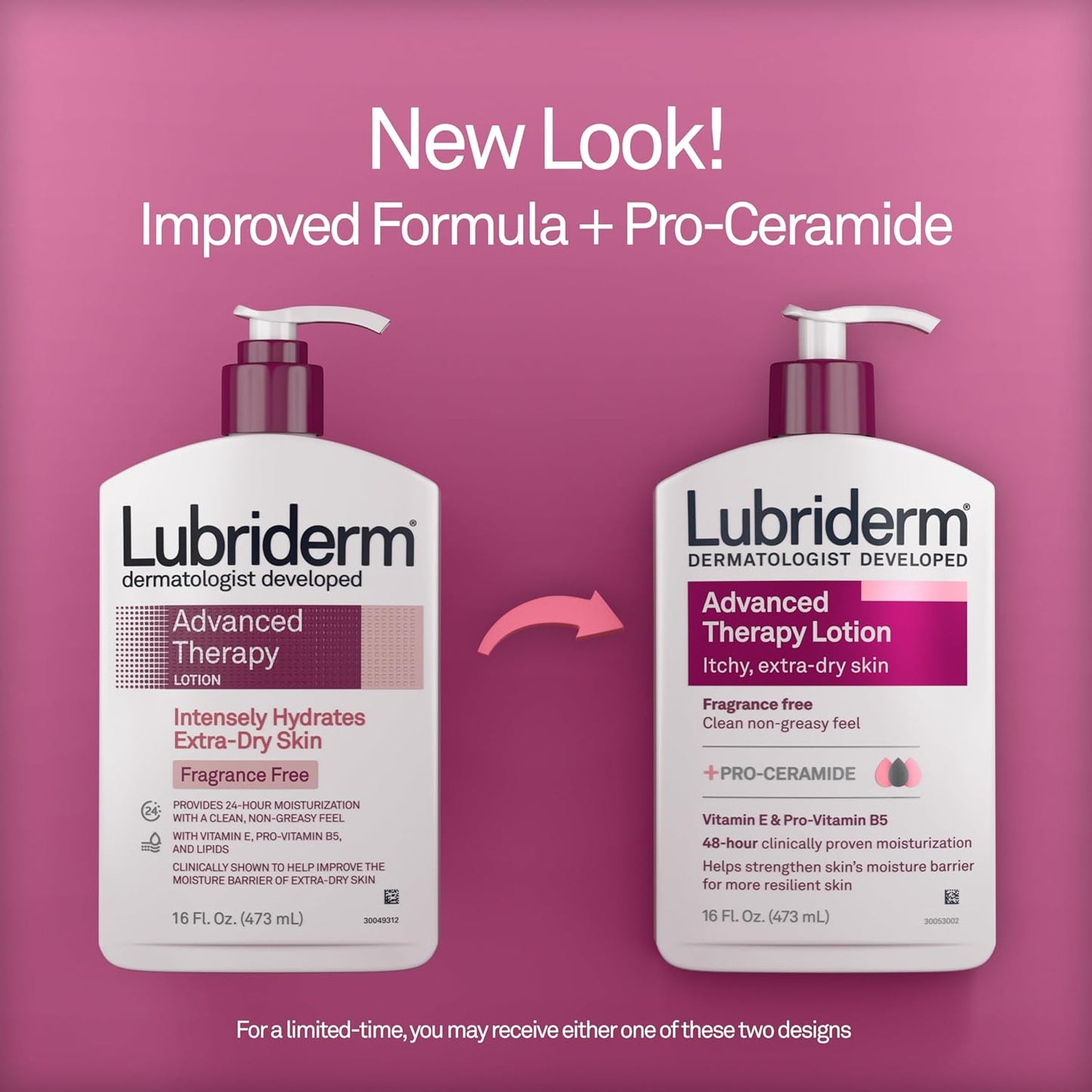 Lubriderm Advanced Therapy Daily Body Lotion with Vitamin E and B5 for Dry Skin - 16 Fl Oz