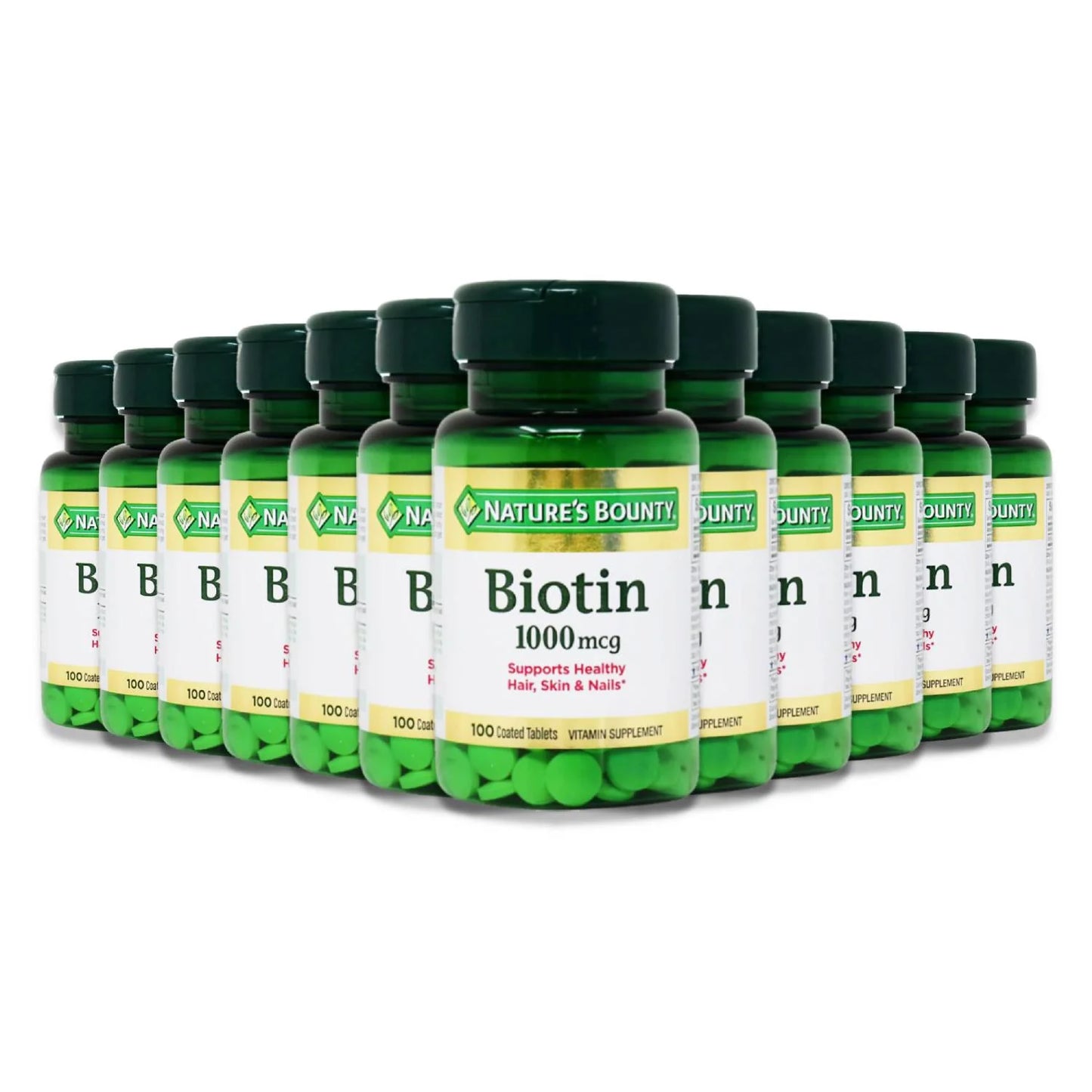 Nature's Bounty Biotin , 1000 mcg, 100 Tablets