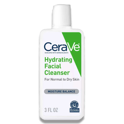 CeraVe - Face Wash Hydrating Facial Cleanser for Normal to Dry Skin 