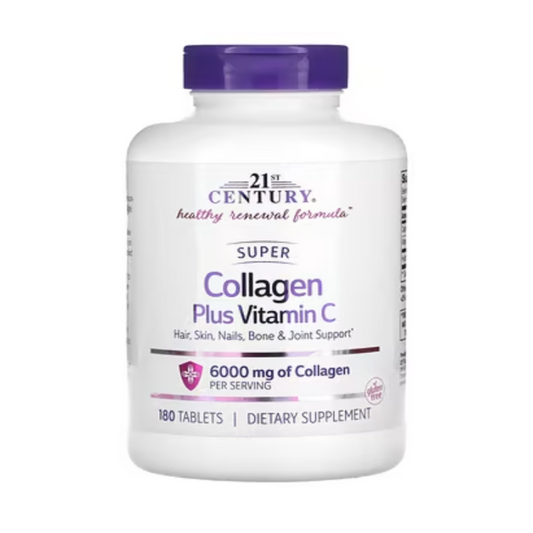 21st Century Super Collagen Plus Vitamin C Tablets, 180 Count