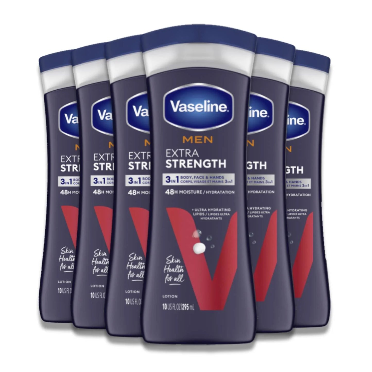 Vaseline Men Extra Strength Lotion 10 oz