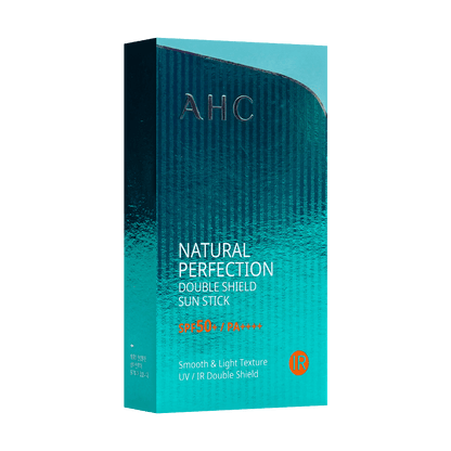 Korean Skincare: AHC Natural Perfection Sun Stick, a K-Beauty sunscreen with SPF50+ PA++++ for daily sun protection (22g).