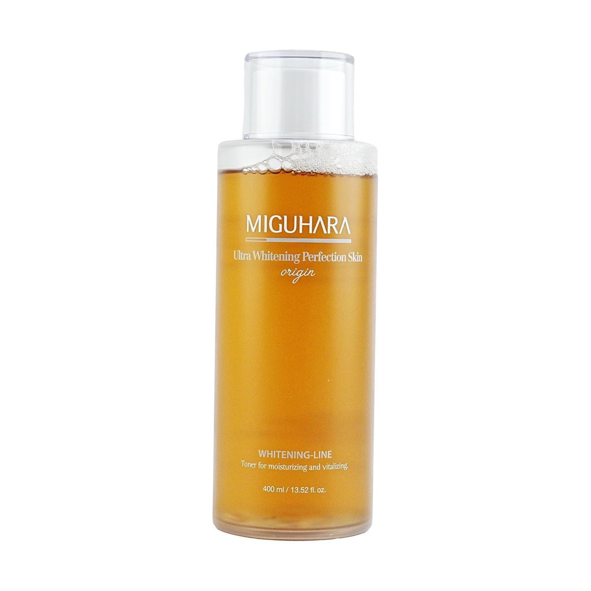 Miguhara Ultra Brightening Perfection Skin Origin Toner Essence 13.5 fl.oz K Beauty