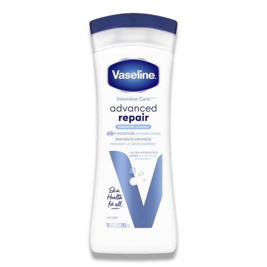 Vaseline - Intensive Care, Advanced Repair Unfragranced Body Lotion - 10 Oz (295 ml)