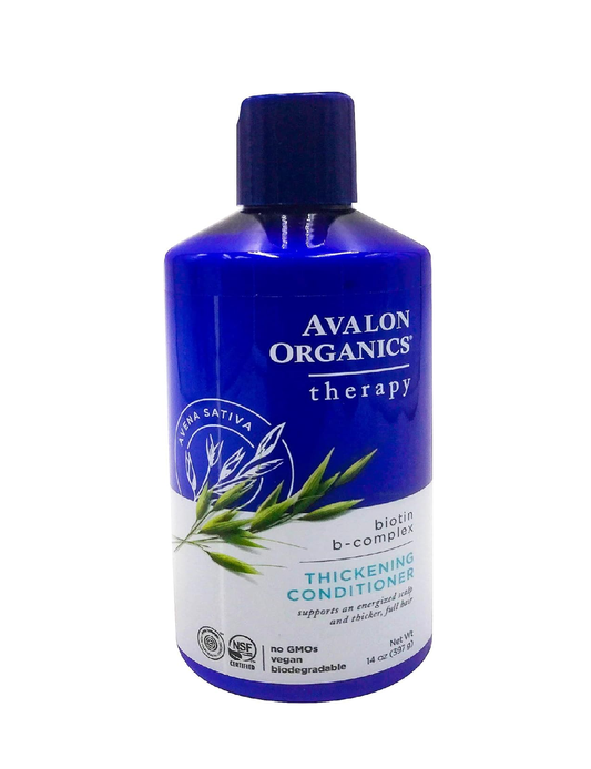 Avalon Organics Biotin B-Complex Thickening Conditioner (بلسم سماكة مركب بيوتين بي من أفالون أورجانيكس)