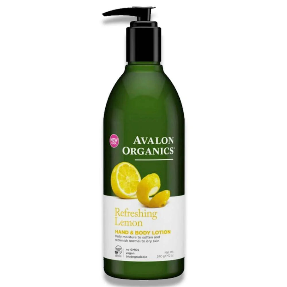 Avalon - Organics Hand & Body Lotion, Refreshing Lemon