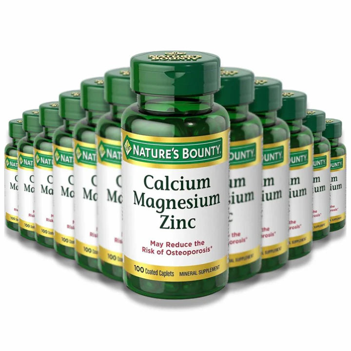 Nature's Bounty - Calcium, Magnesium, Zinc - 100 Caplets