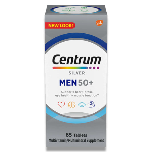 Centrum - Silver Mens Multi Vitamin and Mineral Supplement  (سنتروم - مكمل غذائي متعدد الفيتامينات والمعادن للرجال من سيلفر)