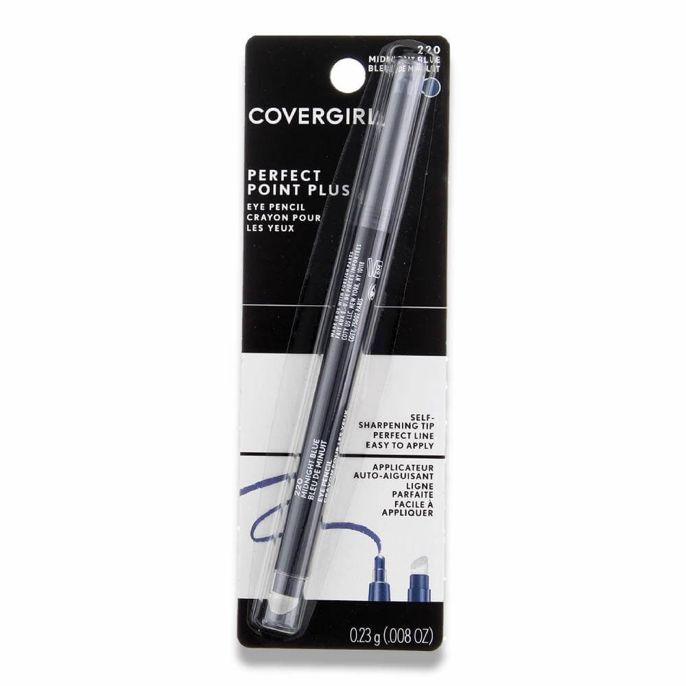 Covergirl - قلم تحديد العيون بيرفكت بوينت بلس ذاتي الشحذ، أزرق منتصف الليل [220] - 0.08 أونصة 