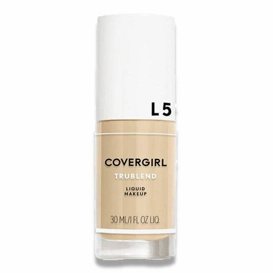 Covergirl - كريم الأساس السائل TruBlend الخالي من الزيوت L-5 كريمي طبيعي - 1 أونصة 