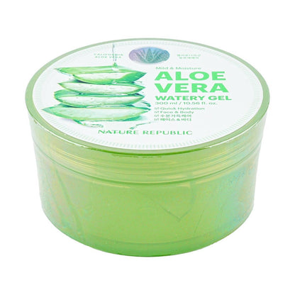 NATURE REPUBLIC Nature Republic Aloe Vera Gel 92% - Hydrating Spreadable Face Mask for Acne Scar Repair 10.14 fl oz