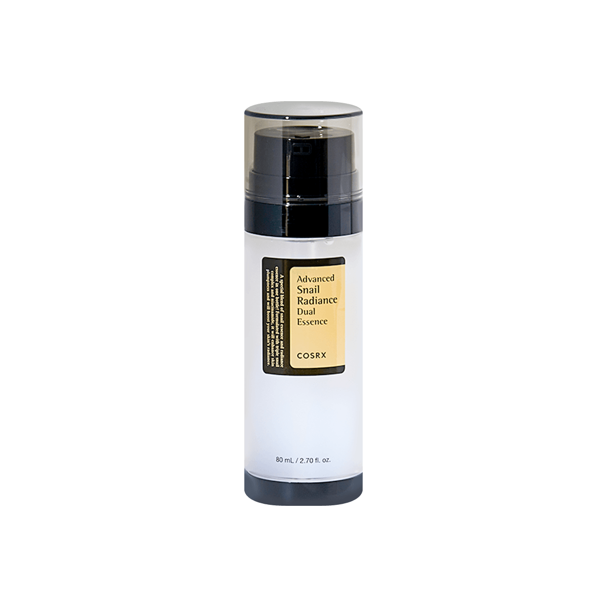 COSRX Advanced Snail Radiance Dual Essence 2.7 أونصة سائلة K Beauty 