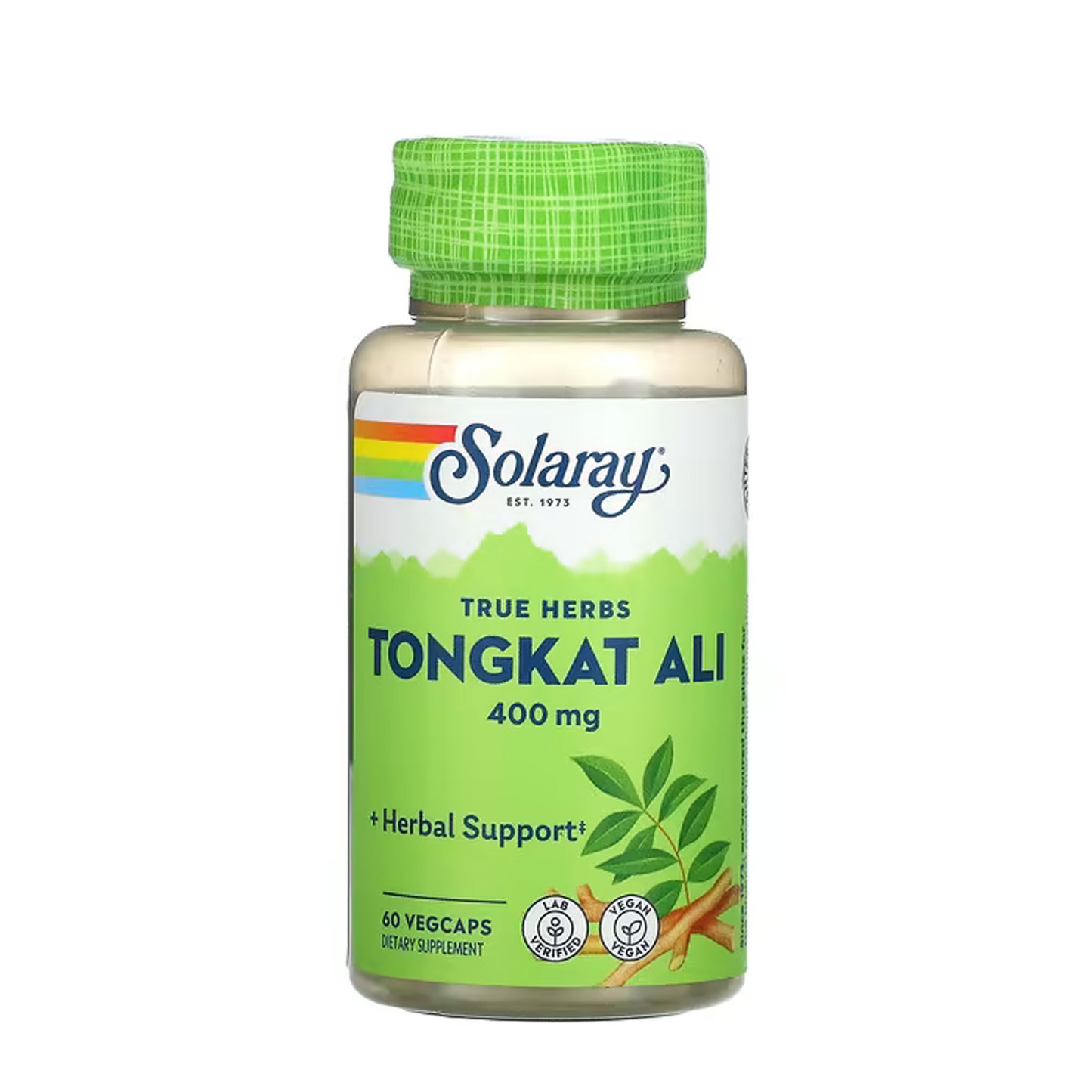 Solaray Tongkat Ali 400 mg - 60 VegCaps تونكات علي 400 مج 60 كبسولة