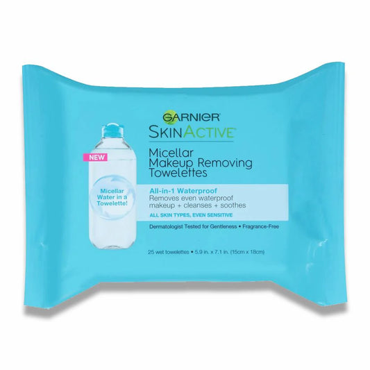 Garnier - SkinActive Micellar Makeup Removing Towelettes All in 1 Waterproof