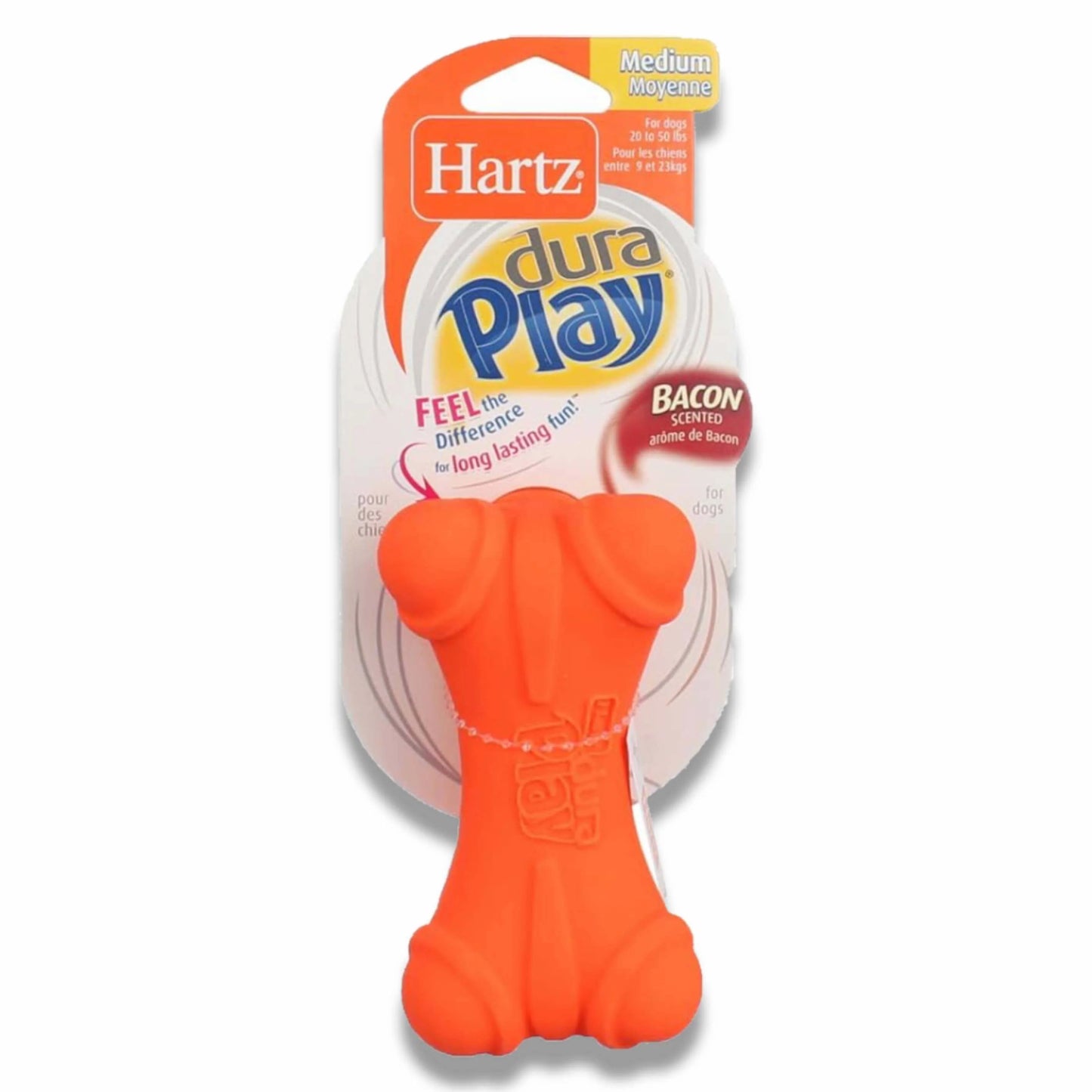 Hartz Hartz - Flexafoam Dura Play Medium Bone for Dogs, Assorted Colors