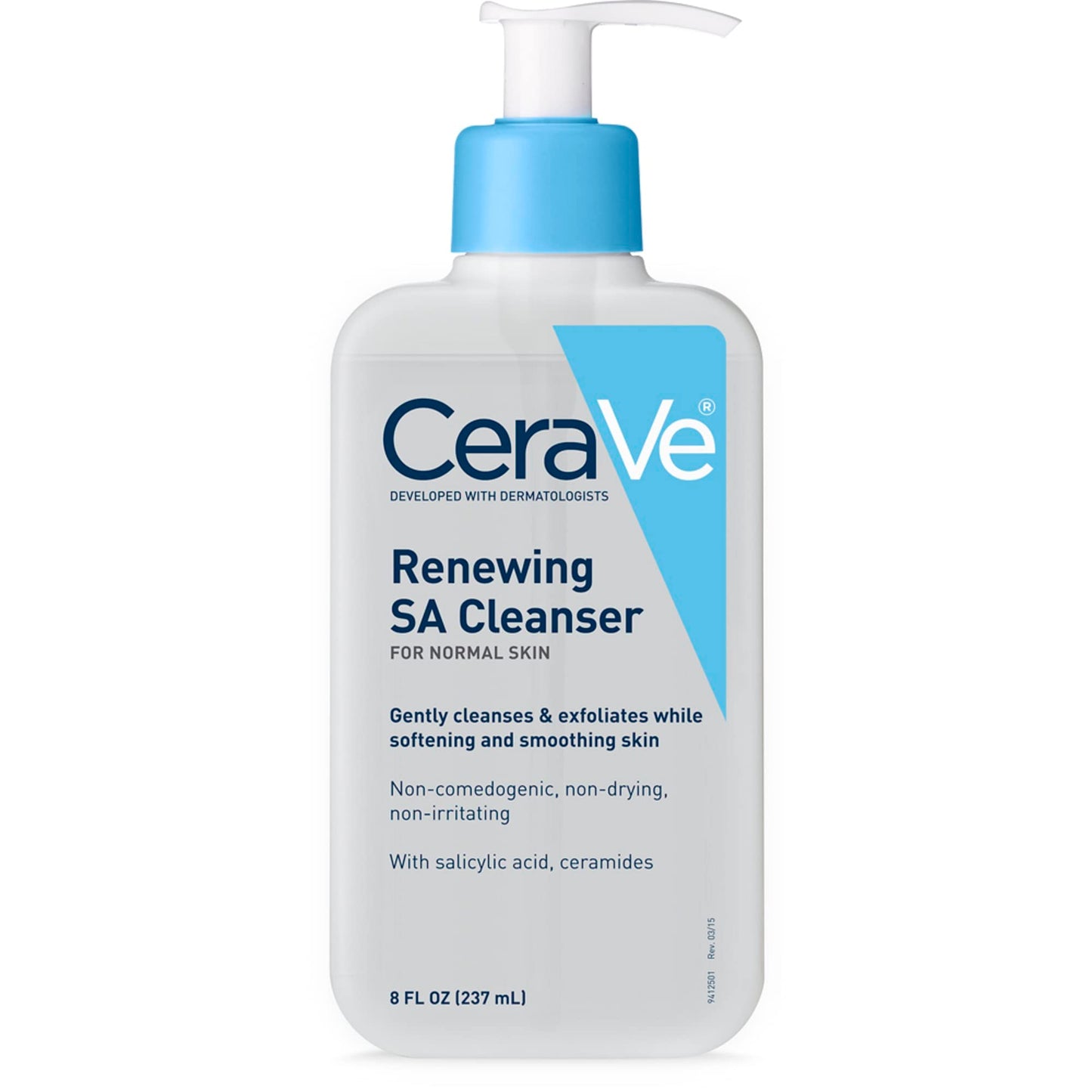 CeraVe SA Cleanser Salicylic Acid Cleanser for Face Fragrance Free Non-Comedogenic