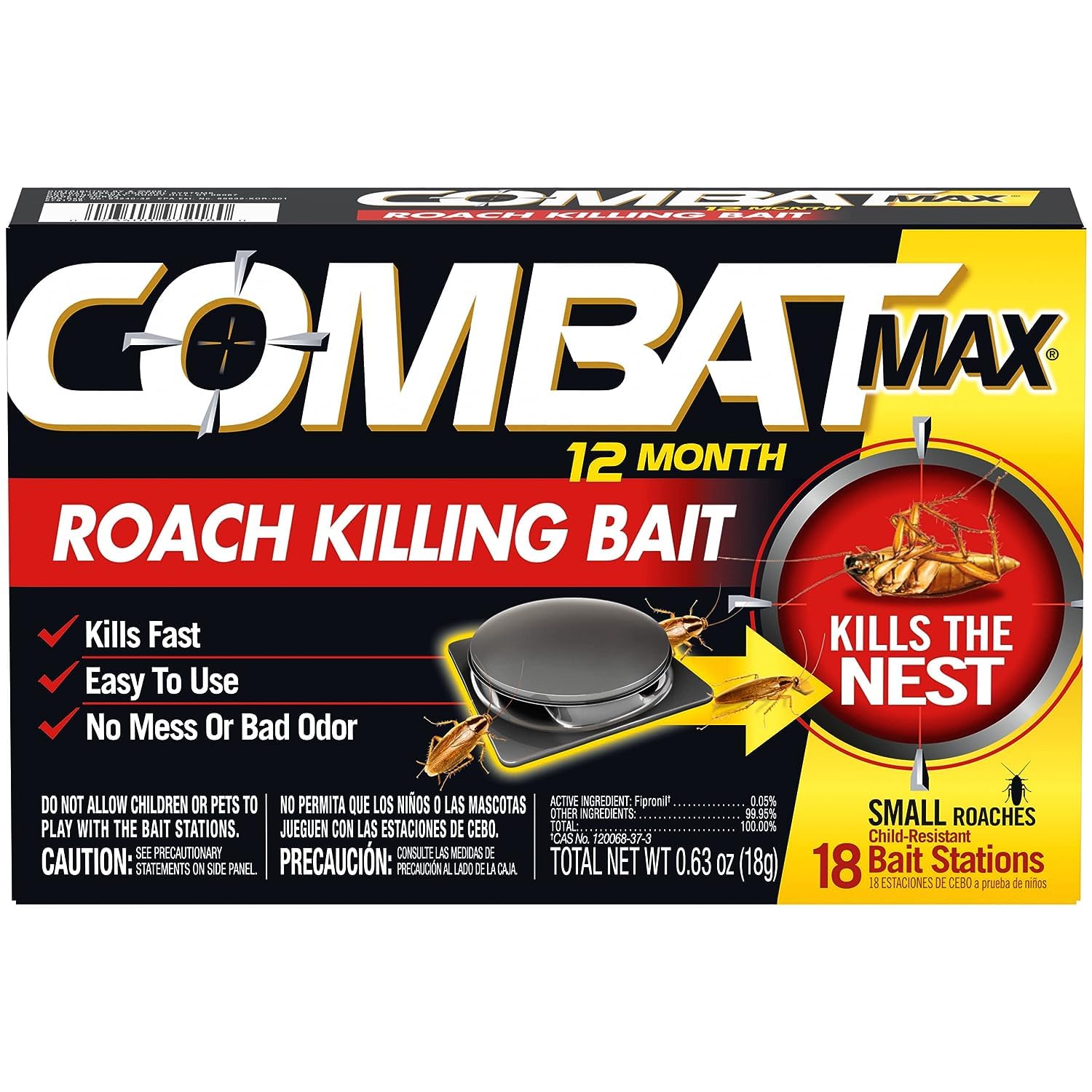 Combat Max 12 Month Roach Killing Bait