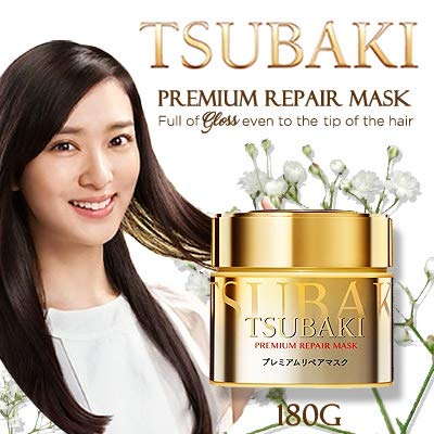 TSUBAKI Premium Hair Mask 180g-deeply penetrates into The Hair for to Provide and Lock in nutrients for sustained Effects of Salon TreatmentDelivering salon-quality hair care from the convenience of your home, this hair mask utilizes advanced infiltration