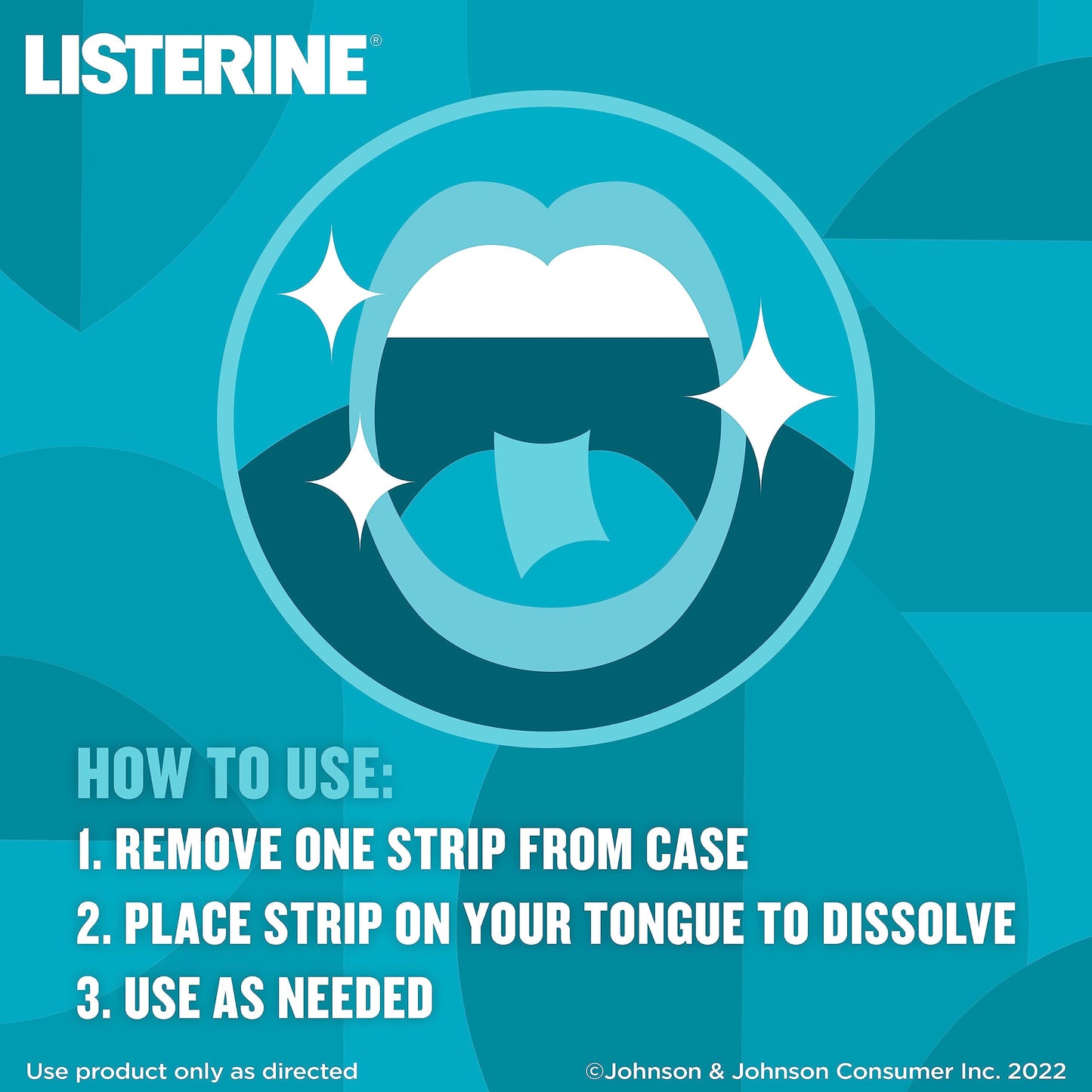 Listerine Cool Mint Pocketpaks Breath Strips Kills Bad Breath Germs, 24-Strip Pack, 3 Pack**Safety Information:**- The carrying case may pose a choking hazard. **Ingredients:**- Pullulan- Menthol- Flavor- Sucralose- Potassium Acesulfame- Polysorbate 80- C