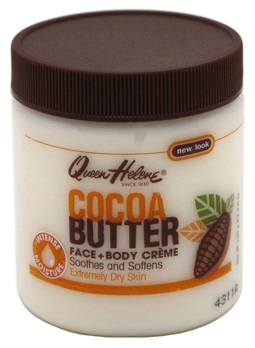 QUEEN HELENE Cocoa Butter Creme 4.8 oz**About this item:** Indulge in the luxurious comfort of Queen Helene Face & Body Crème. Crafted with a rich blend of nourishing ingredients, this cream is designed to soothe and soften extremely dry skin, providing r