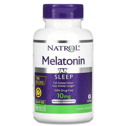 Natrol - Melatonin Sleep, Time Release - 10 mg - 100 Tablets