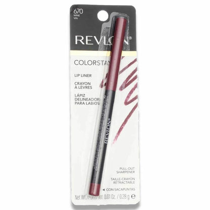 Revlon - ColorStay Lip Liner with SoftFlex, Wine [670] - 0.01 Oz